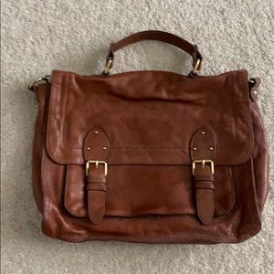 H&M leather messenger bag